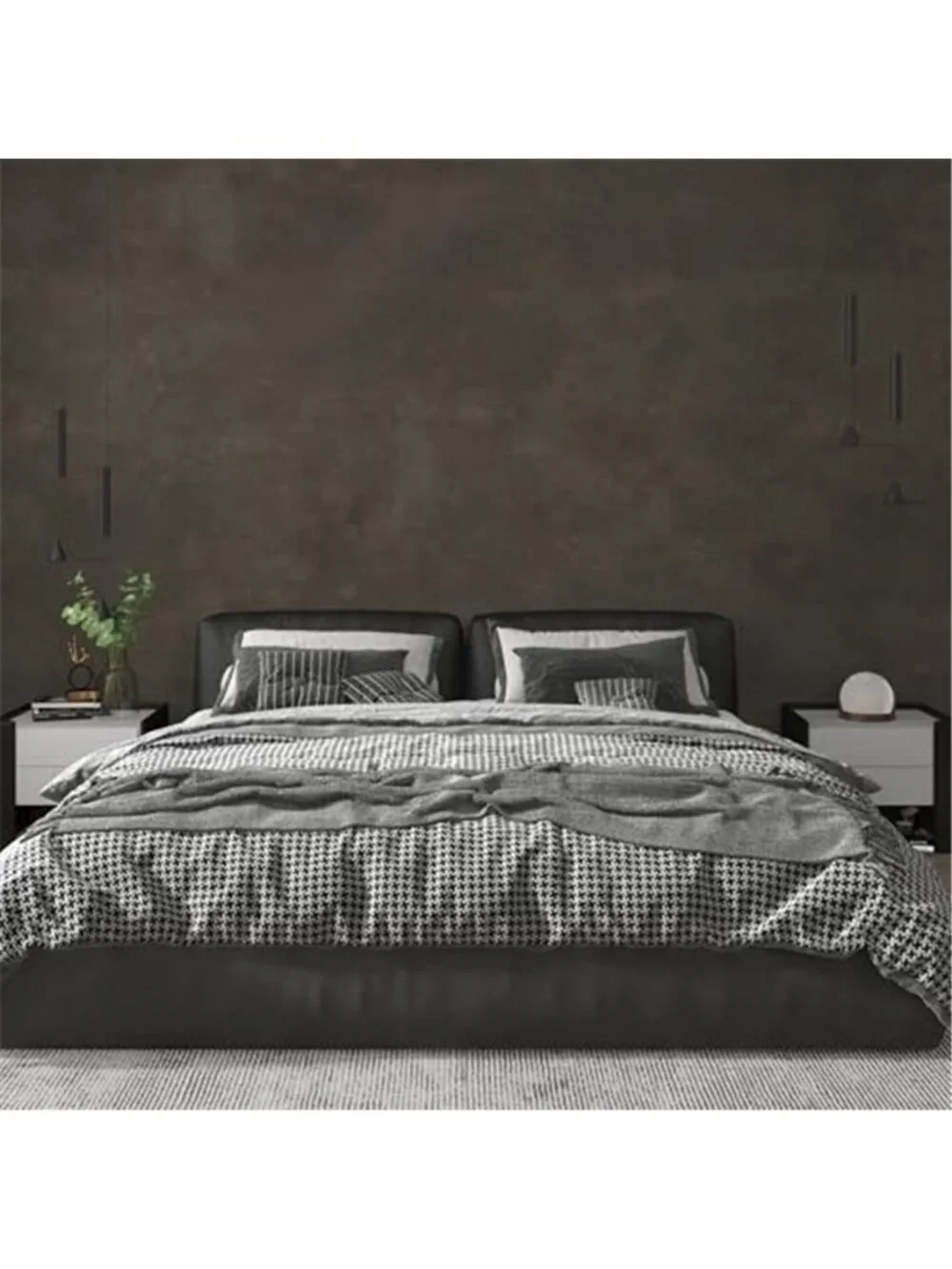 Peel Stick Concrete Wallpaper Removable Waterproof Vinyl Wall Contact Paper